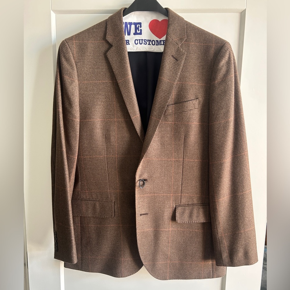 Mens J Crew 42R Blazer (just dry cleaned)